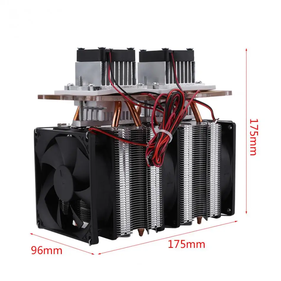 144W Dual-core Semiconductor Refrigeration Peltier Air Cooling Dehumidification Equipment