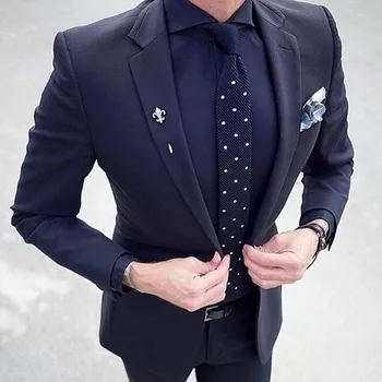 

Black men's wedding Xinlang clothing / groomsman dress men's business is a slim suit suit (coat + pants + tie)