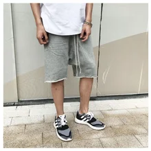 Tide бренд Drawstring Off-line шорты мужские брюки американский стиль уличные хип-хоп брюки Tide повседневные шорты