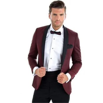 

2017 New costume homme Men's suits New Custom Made terno Men Wedding Suit Slim Fit Formal Party Men Suits Groom Tuxedos