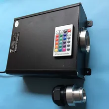 7 цветов RGB 45 Вт светодиодный волоконно-оптический драйвер двигателя с 24 клавишами дистанционного управления