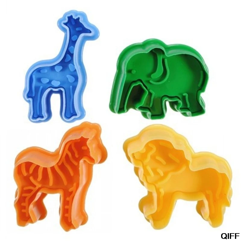 

Drop Ship&Wholesale 4PCS Animal Plasticine Mold Tools Set Kit Sand Kids Playdough Modeling Clay May06