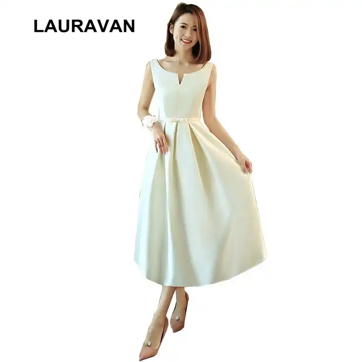 champagne colored cocktail dress