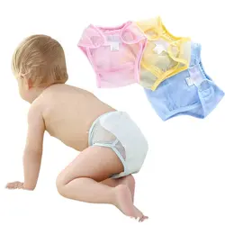 1 шт. мягкие детские моющиеся сетки пеленки дышащий Многоразовые Регулируемая пеленки подгузник Baby Care