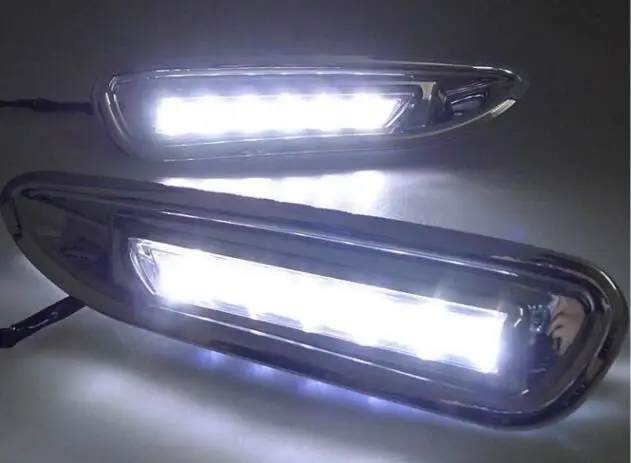 DRL для Mazda6 Mazda 6 2008 2009 2010 12V светодиодный автомобиль Водонепроницаемый ABS DC дневные