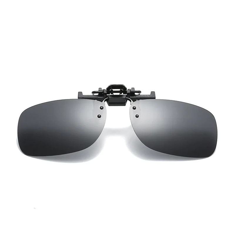 Polarized Clip On Sunglasses Driving Day Night Vision Lens Unisex Glasses