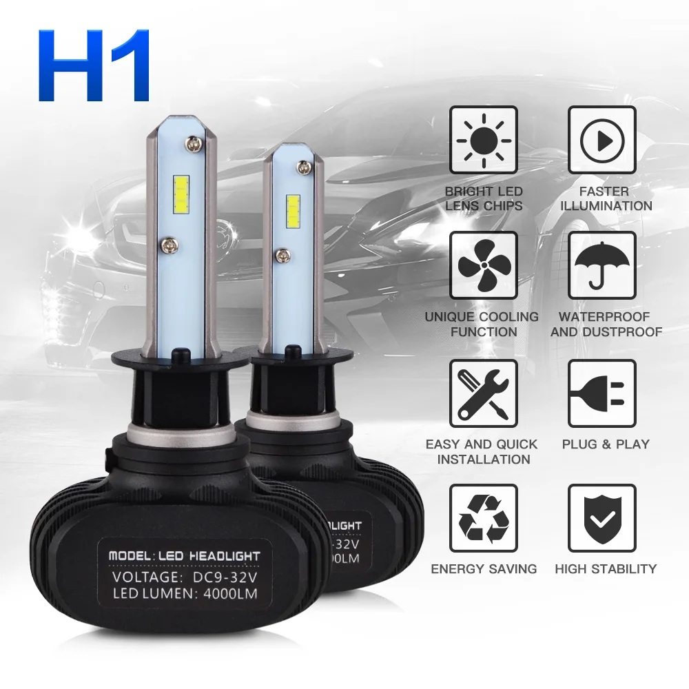 

Motorcycle Bevinsee LED Headlight Bulbs Head Lamp Fog Light Bulbs For APRILIA RS125 RS250 1999-2002 Tuono 125 2004-2005