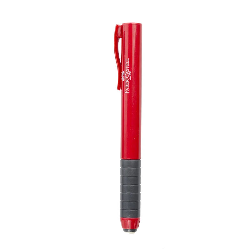 1pcs red FABER ручка Castell изменение стиля ручка карикатура высокого светильник менять детали ластик - Цвет: 1pcs red