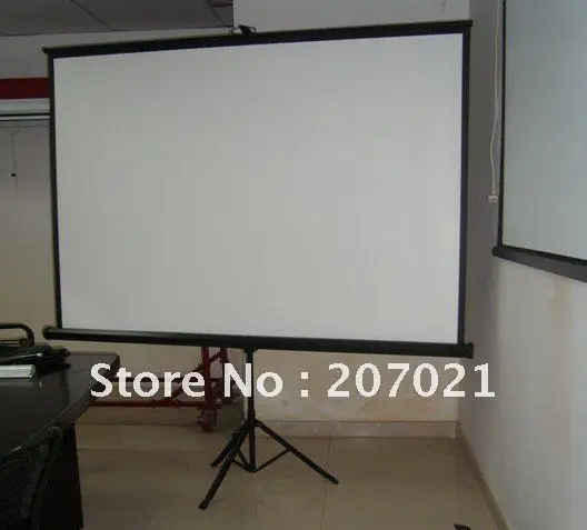 

High-quality Portable HD Tripod Projector Screen 100" 16:9 (stronger bracket ) for home theater and school, office...