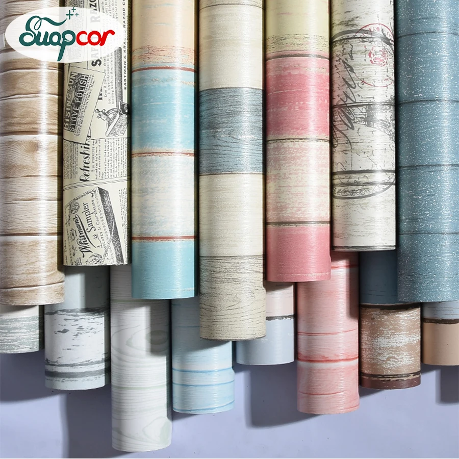 0.6x3m Dormitory Bedroom 3D Vintage Self adhesive Vinyl Wallpaper Desk Wooden Door Renovation Stickers Waterproof Decrative Film 0.6x3m Dormitory Bedroom 3D Vintage Self adhesive Vinyl Wallpaper Desk Wooden Door Renovation Stickers Waterproof Decrative Film