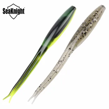 

New best SL002 Soft Fishing Lures 12 PCS / Lot 8g 130mm Soft Fishing Worm Bait Swimming Pool Bait 3 colors