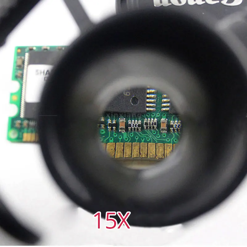 10X 15X 20X 25X ремонт часов лупа глаз стекло увеличительное стекло светодиодный магнит