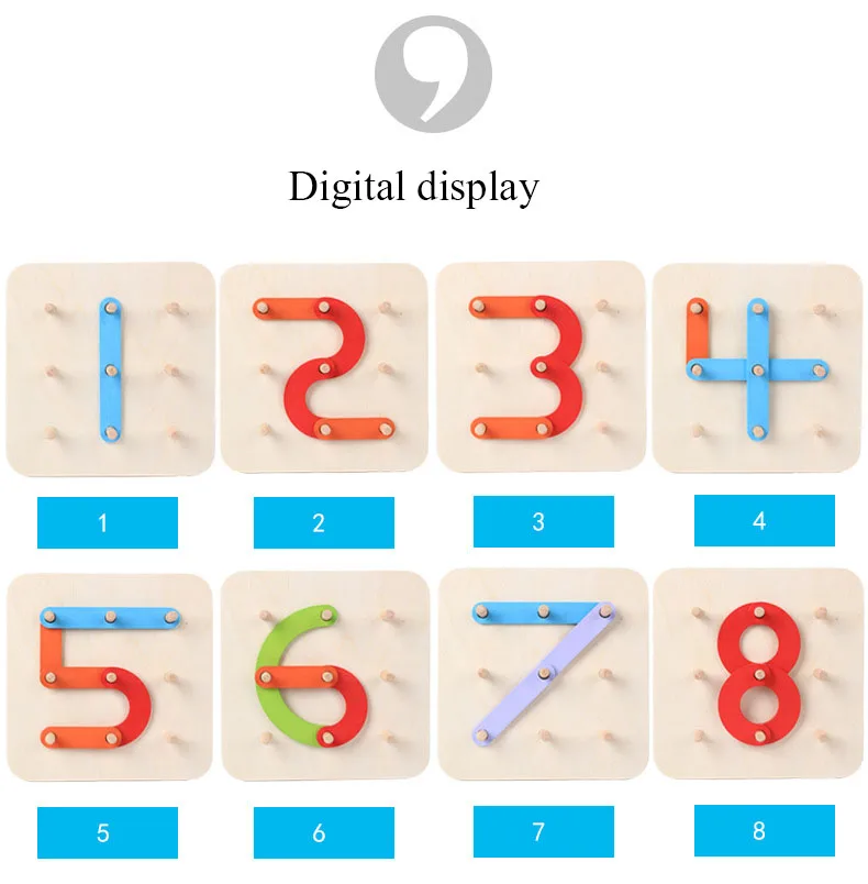 Деревянные головоломки здание Цифровой алфавит графика разнообразие моделирование орфография DIY обучающая игрушка