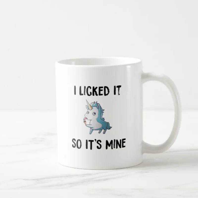 

I Licked It So Its Mine Unicorn Coffee Mug 11oz , Mothers Day Gifts, Fathers Day Gifts, Christmas Gifts Friends and colleagues
