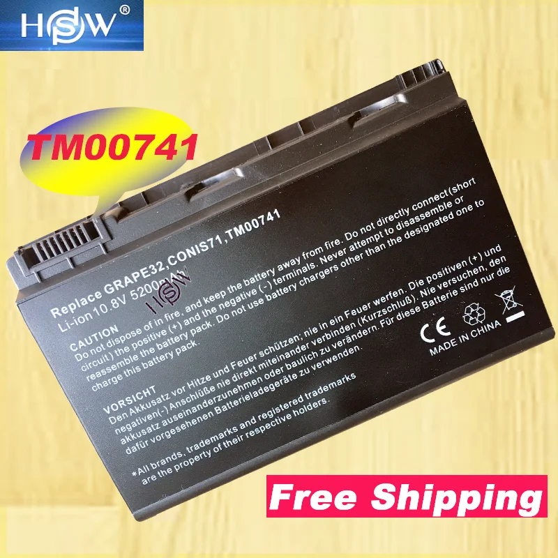 Аккумулятор HSW для ноутбука ACER Extensa 5210 5220 5230 5420 5610 5620 5630 7220 7620 TravelMate 5320 5520 5530 5710