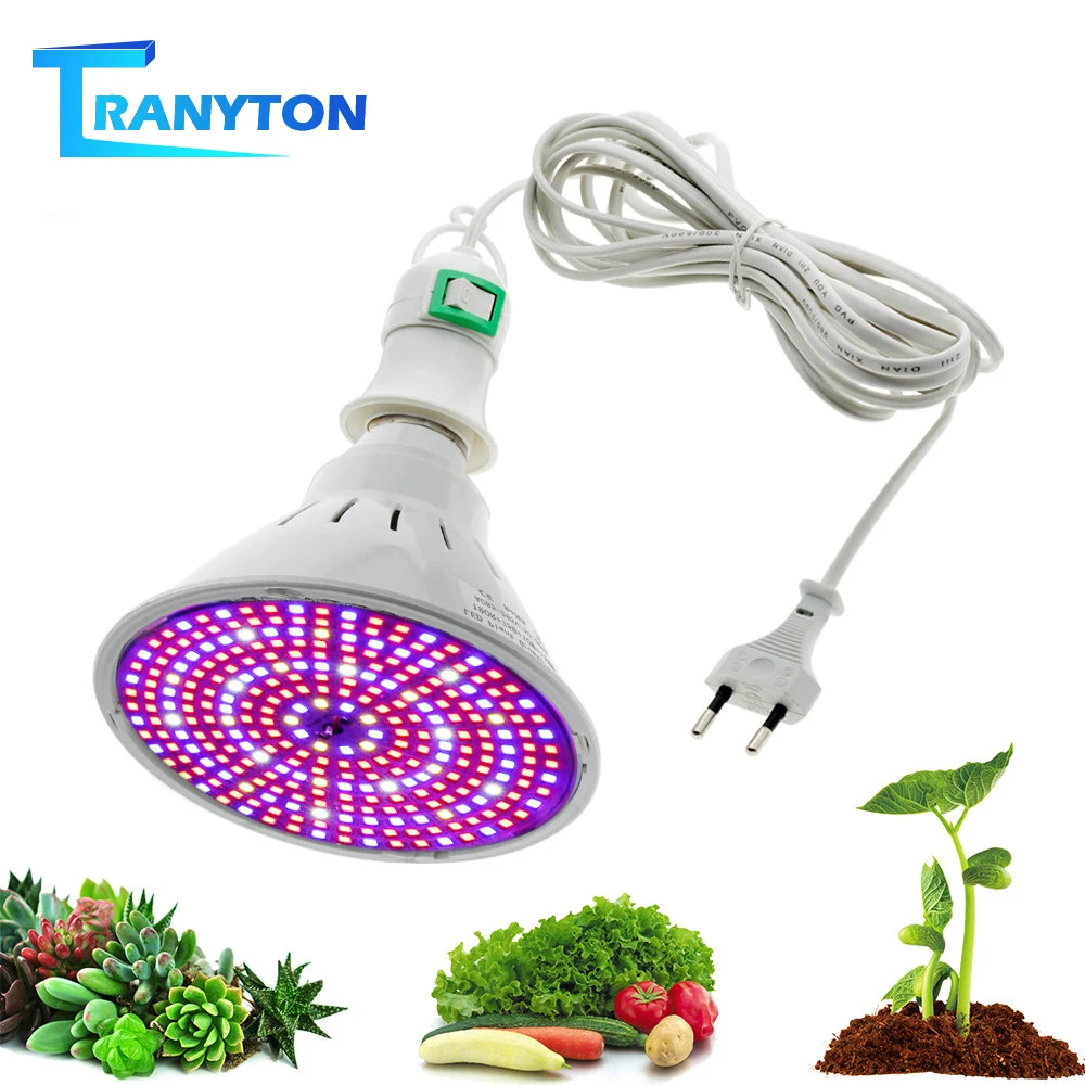 

Full Spectrum LED Grow Light Bulb E27 200LEDs / 290LEDs Indoor Plant Lamp For Plants Flowers Vegetables Seeds Hydroponic System