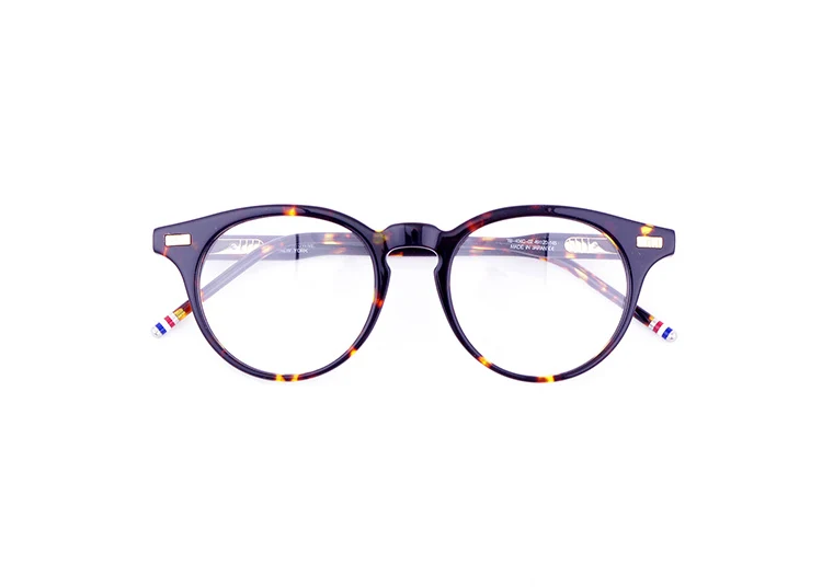 Новые модные женские очки, оправа для мужчин, оправа для очков, бренд Tom, винтажные круглые прозрачные линзы, очки по рецепту