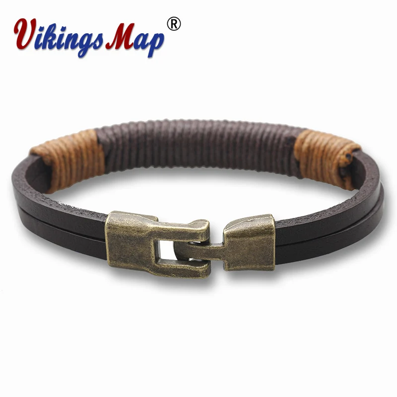 

Pulsera Hombre Leather Bracelet Men Jewelry Casual Braided Bracelets For Women Love Vintage Bracelets & Bangles Gift