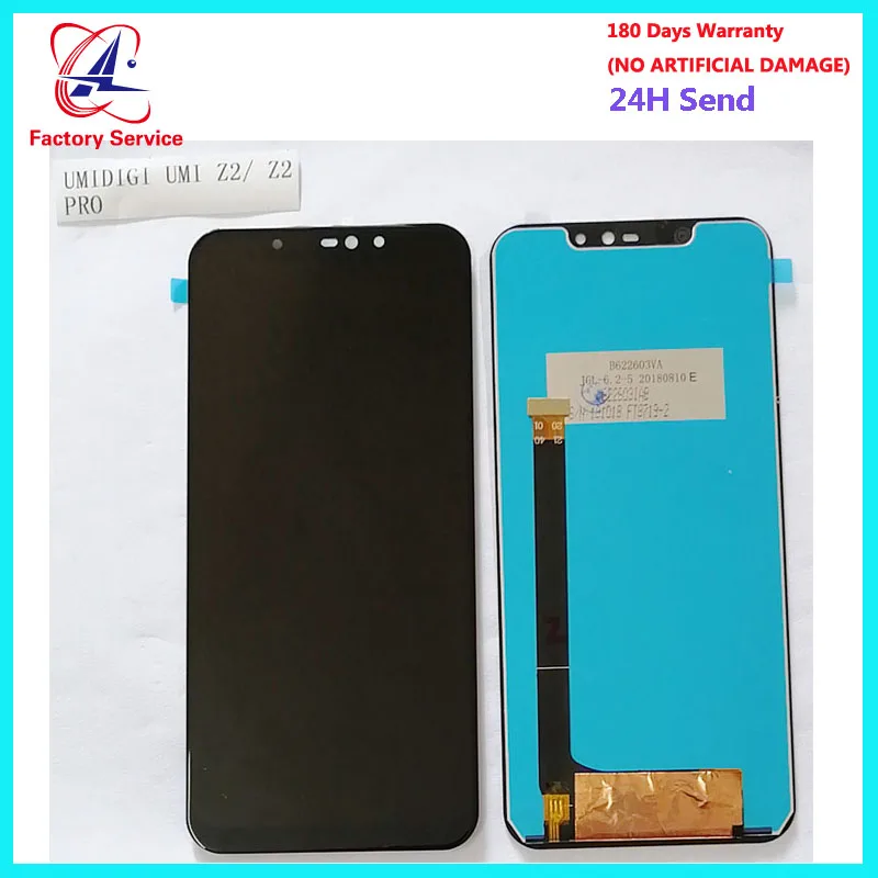 

6.2 inch For 100% Original UMI Umidigi Z2 LCD Display + Touch Screen Digitizer Assembly Replacement For Umidigi Z2 Pro Phone LCD