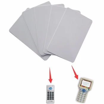 

Free Shipping 50pcs/lot UID Card 13.56MHz Rfid PVC Thin Uid Changeable block 0 writable Card(1K)