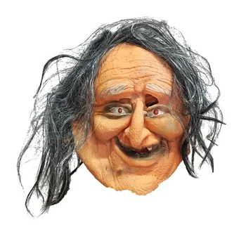 

Adult Halloween Masks Celebrity Man Face Mask Full Head Halloween Masquerade Party Latex Ornament Real Simulate Mask with hair