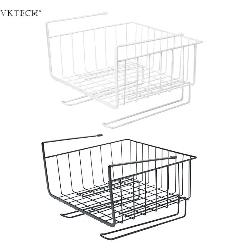 Кухонная металлическая корзина для хранения, подвесной держатель, инструменты, шкаф, шкаф, корзина, шкаф, стеллаж для хранения, кухонный продукт, органайзер для хранения