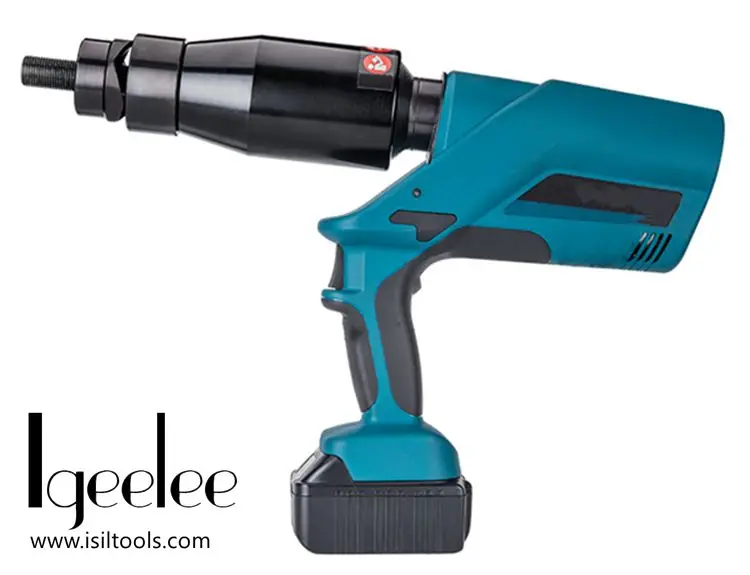 iGeelee EZ 12 Battery hole punch tools kit with punch force of 120KN