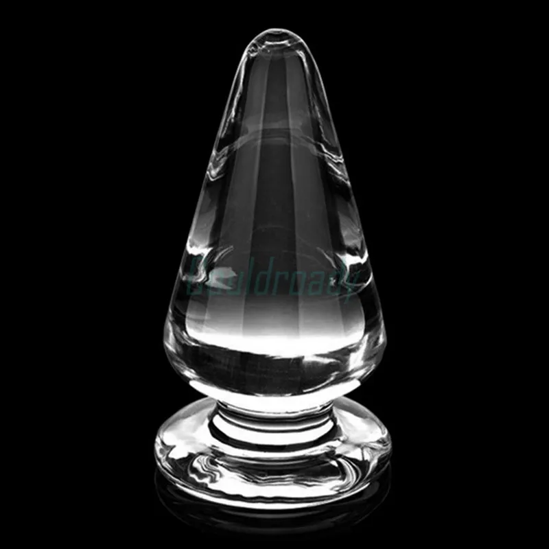 Icicles Butt Plugluxurious Anal Massage Crystal Glass Sex Toy G Spot Beads