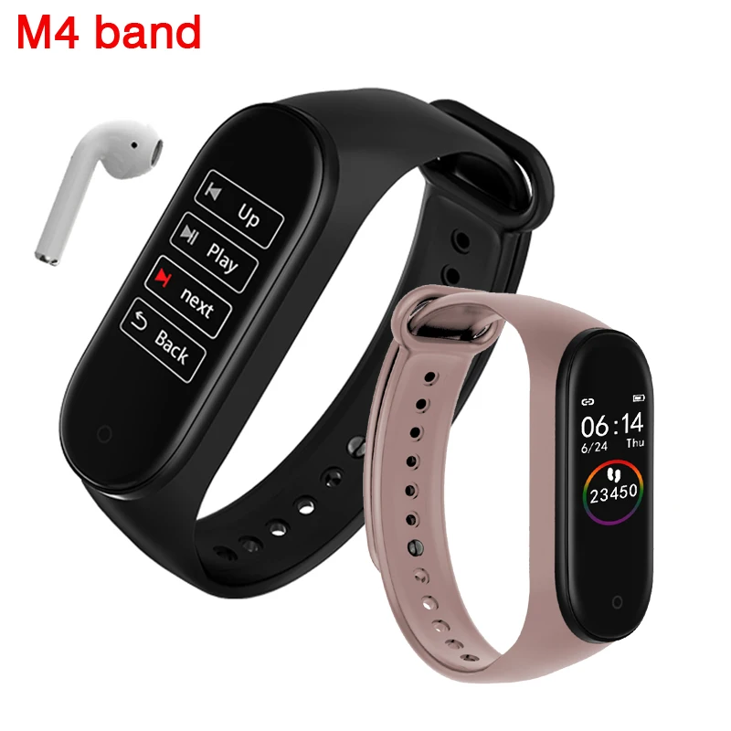 

Sport Smart Watch Men M4 band Waterproof Ip67 Smartwatch Heart Rate Monitor Fitness bracelet Watch PK mi band 4 Android IOS