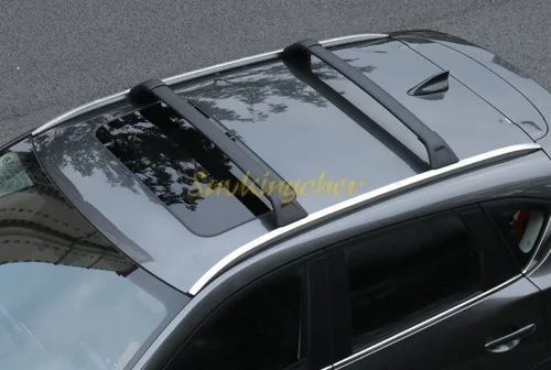 Алюминиевый, подходит для Mazda CX-5 CX5 19 багажная стойка для багажа, багажник на крышу, перекрещивающаяся рейка