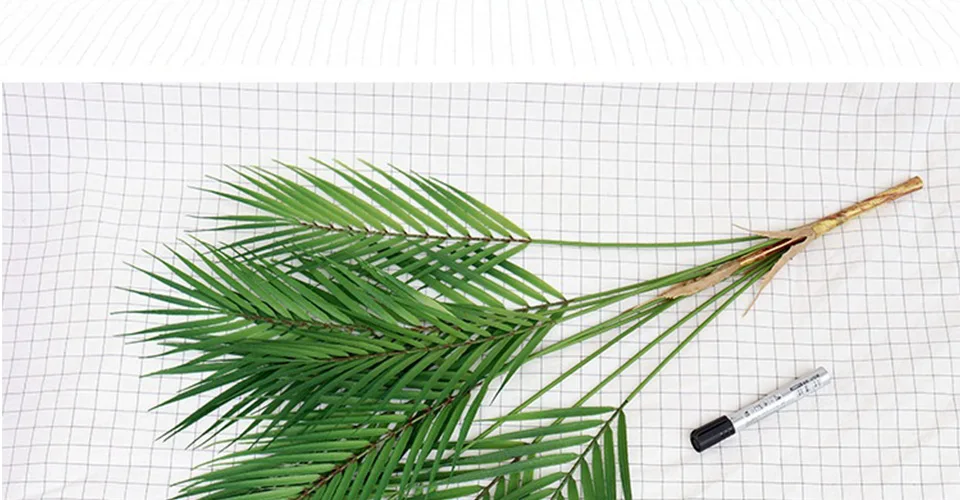 88 см искусственные деревья растения Пальмовые Листья пластиковые ветки тропические искусственные комнатные пластиковые растения дерево домашний сад Декор Аксессуары