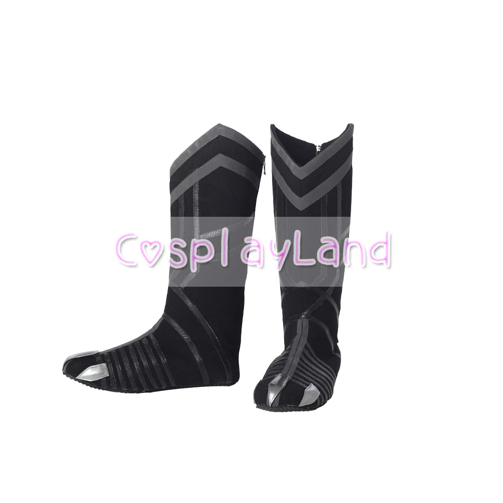 Cosplay&Ware [4]Black Panther Cosplay Costume Men Carnival Halloween Adult Suit Custom Made -Cosplay&Ware anime Shop