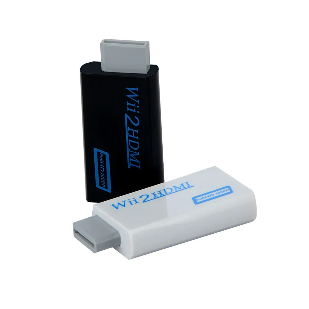 

Wii to HUB Adapter Converter 3.5mm Audio Wii2HDMI Video Output Adapter for HDTV Monitor Support 720P 1080P
