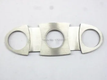 Best 100% Stainless Steel Cigar Cutter High Quality Cigar Scissor Metal Silver Cigar Cutters Free Shipping