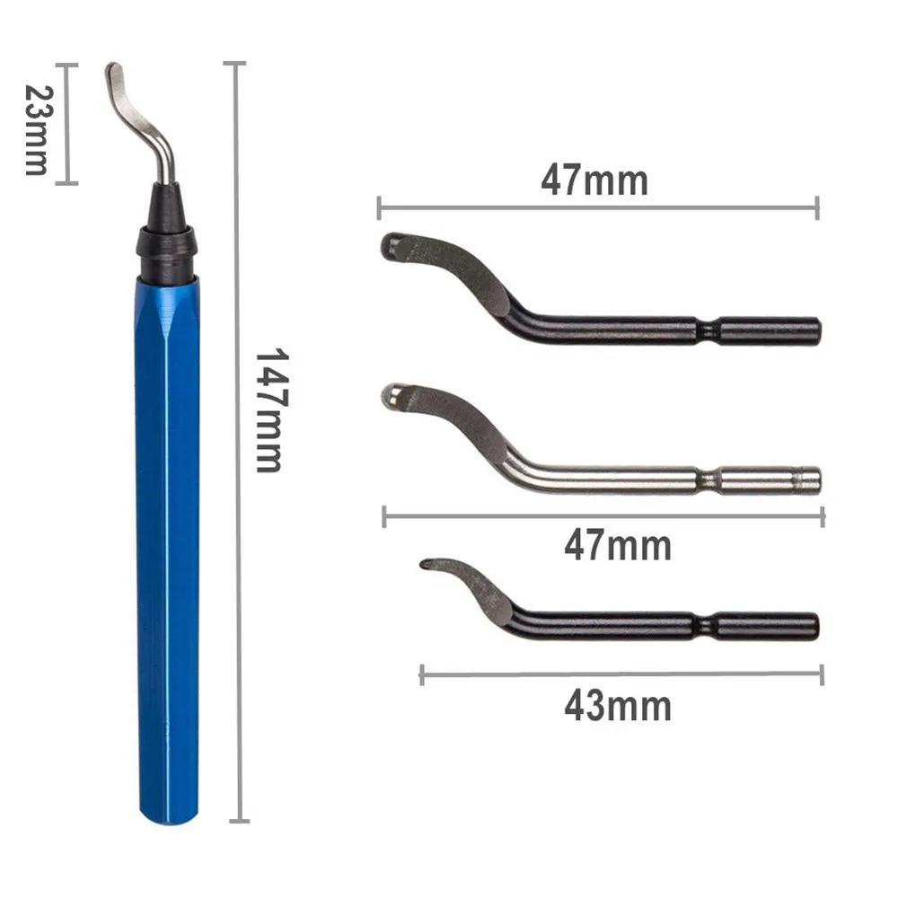 15 шт. роторные лезвия для снятия заусенцев набор инструментов для снятия заусенцев для дерева, меди и стали