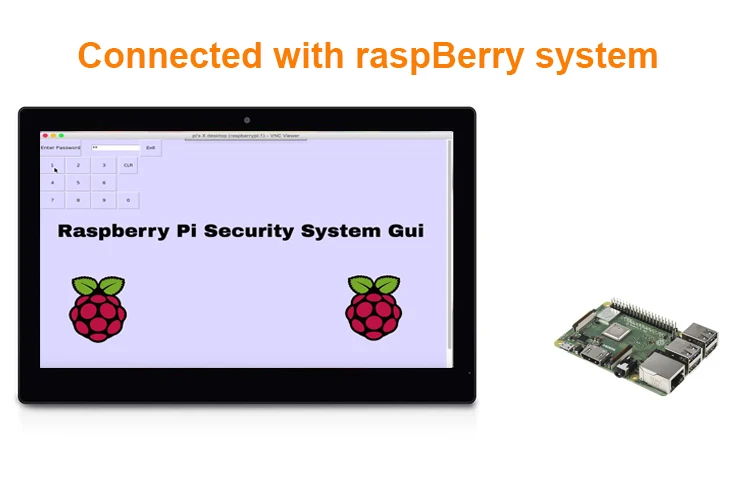 Connected  with raspBerry system