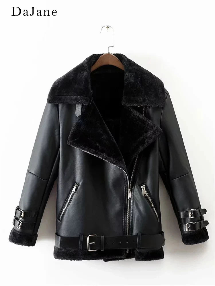 New women's fur, One Cotton Coat coat, fashion, Wild Leather Jacket Women
