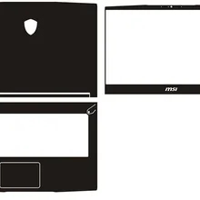 Ноутбук из углеродного волокна виниловые наклейки на кожу чехол для MSI GF63 15,6"