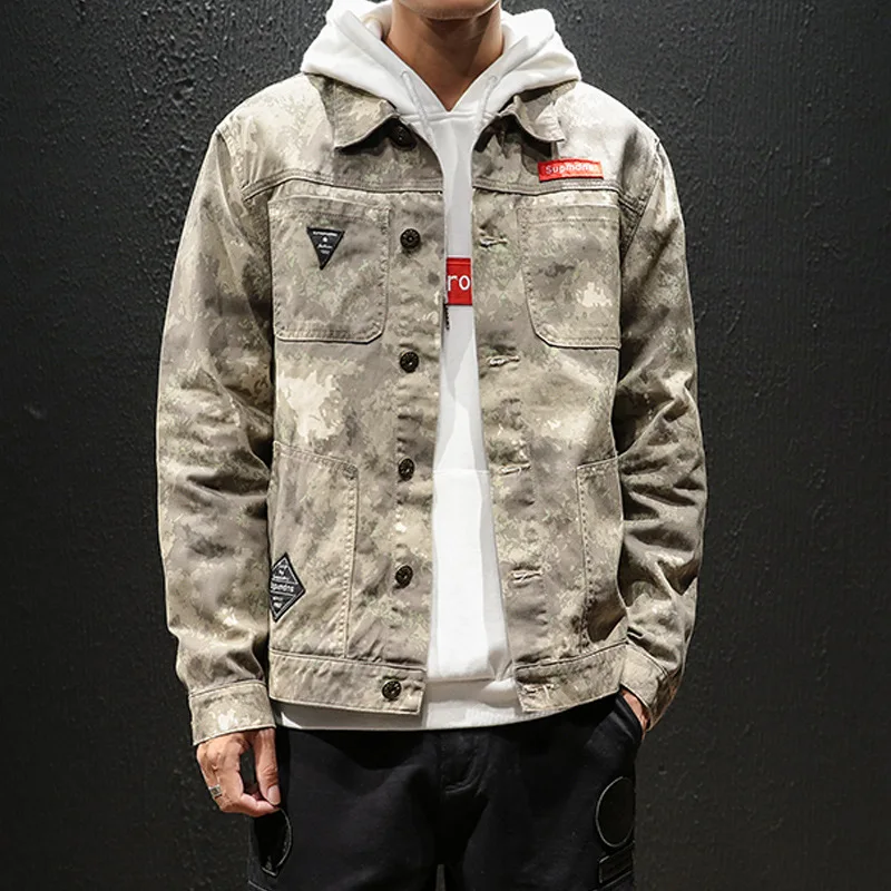 

2018 New Fashion Trend Of Youth Style Yuan Original Japanese Coat Personalized Loose Multi-pocket Lapel Jacket Plus Size M-5XL