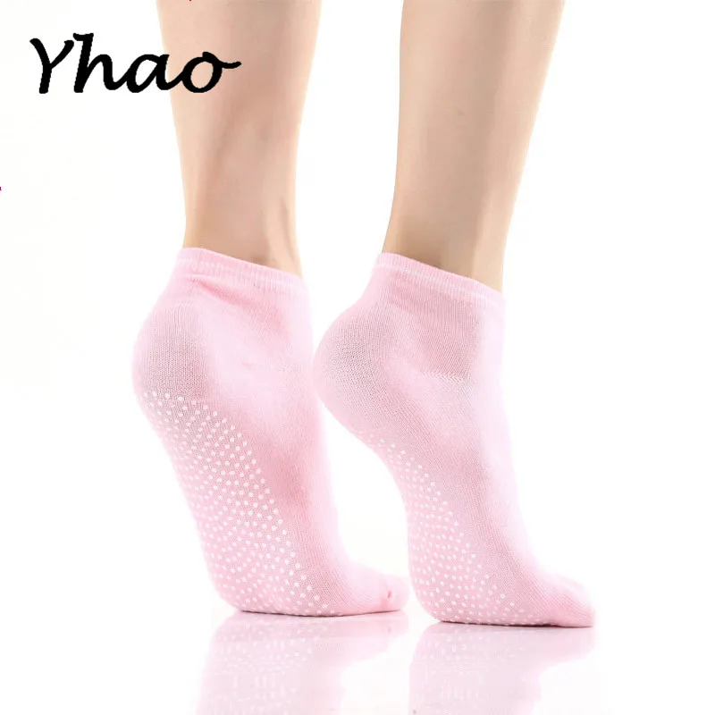 Yhao Women's High Quality Yoga Socks Non-slip Ventilation Perspiration Pilates Socks Size 35-39 Free Shipping