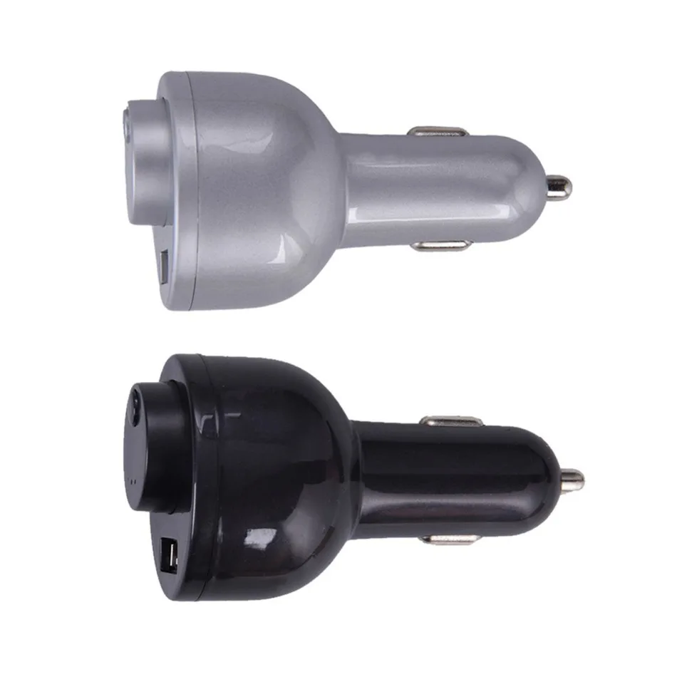12V USB Car Power Adapter Car Cigarette lighter and Smart Bluetooth Earphone wireless charging