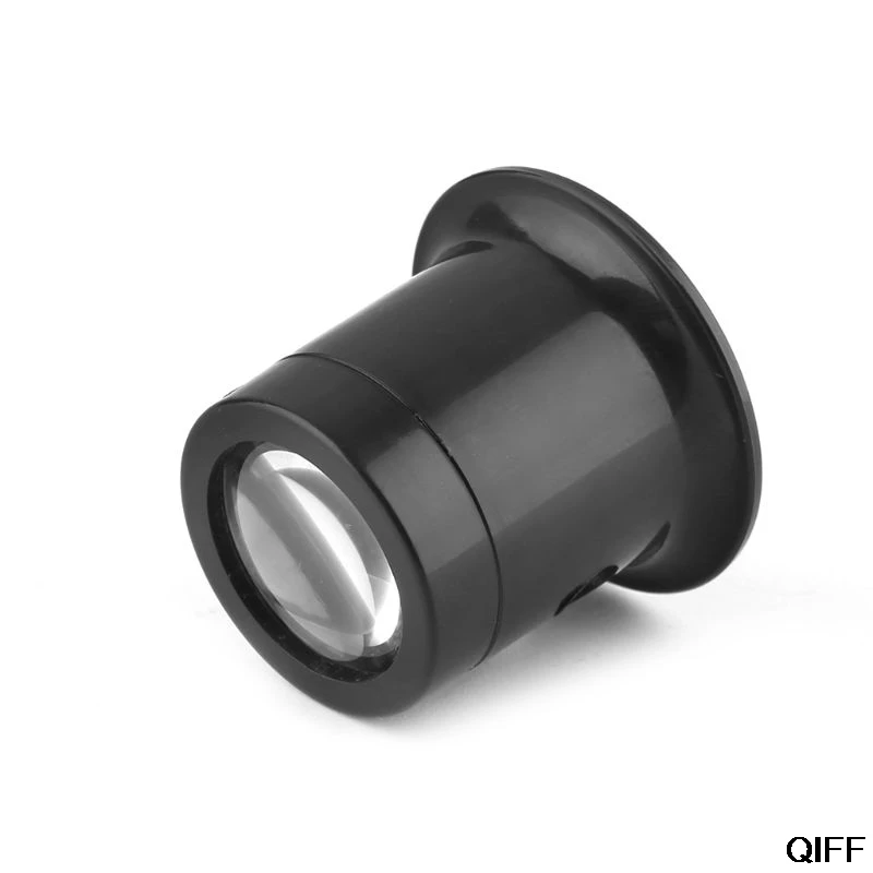 Drop Ship&Wholesale 10X Monocular Glass Magnifier Watch Jewelry Repair Tools Loupe Lens Black June 25