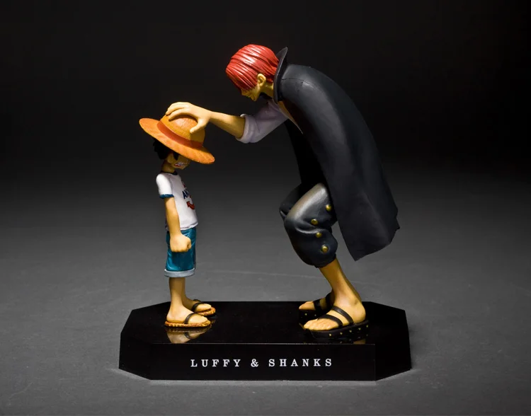 

17cm Japanese anime figure one piece luffy Akakami no shankusu action figure childhood ver action figure collectible model toys