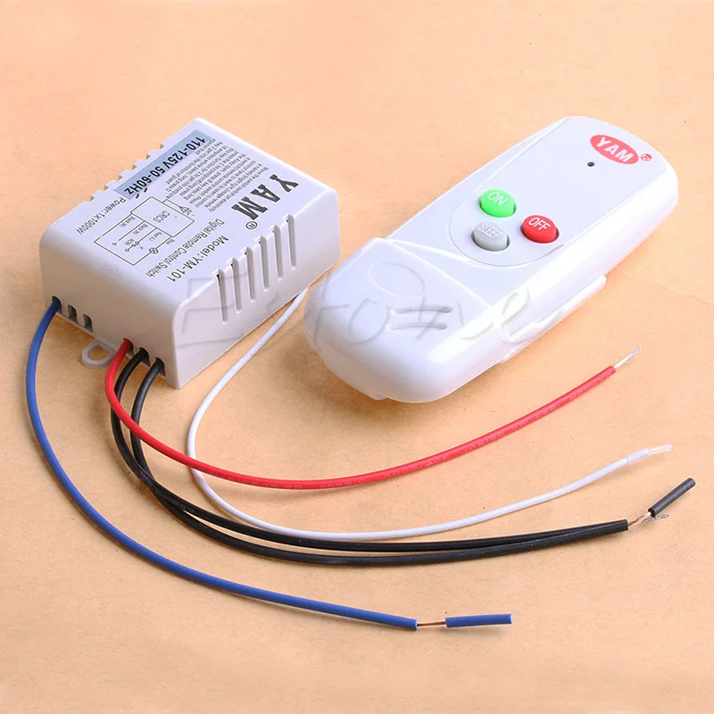 

For 11.11  Wireless 1Way Light Lamp Remote Control Switch ON/OFF 110V Anti-interference