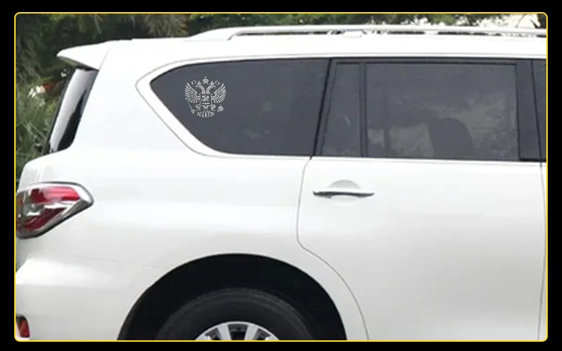Russian flag car sticker 8