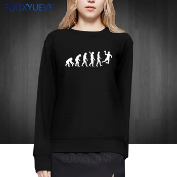 

Handball Evolution Printed 2018 women sweatshirts New clothing O Neck Cotton hoodies pullover