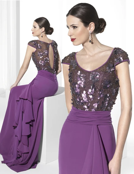 Royal Purple Mother of the Bride Dresses