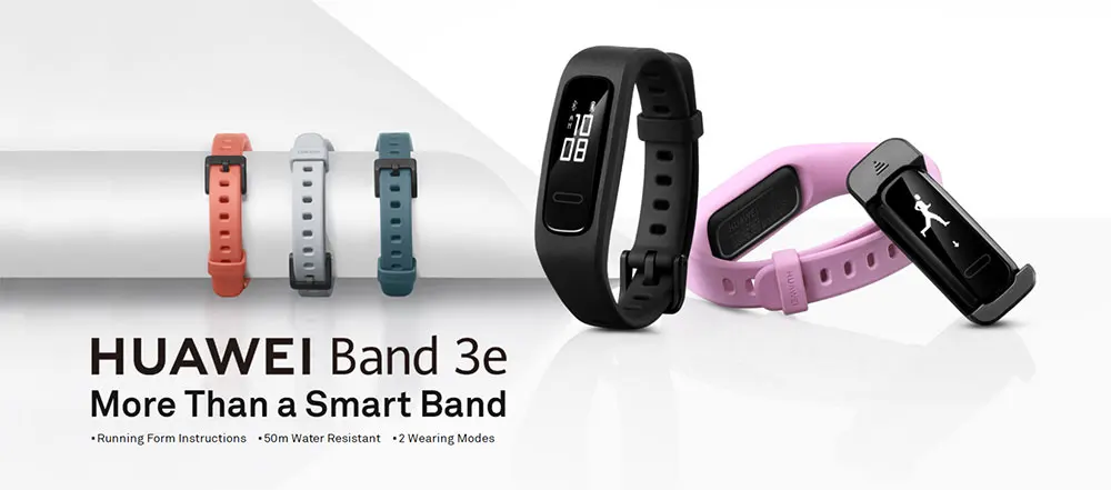 Huawei Band 3E/4E браслет трекер активности Шагомер умный Браслет мониторинг 50 м водонепроницаемый трекер сердечного ритма