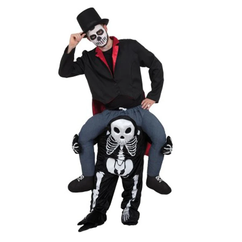 Skull Ride on Me Mascot Cosplay Costumes Carry Back Funny Pants Dress Up Oktoberfest Halloween Party Novelty Horse Riding Toys Skull Ride on Me Mascot Cosplay Costumes Carry Back Funny Pants Dress Up Oktoberfest Halloween Party Novelty Horse Riding Toys