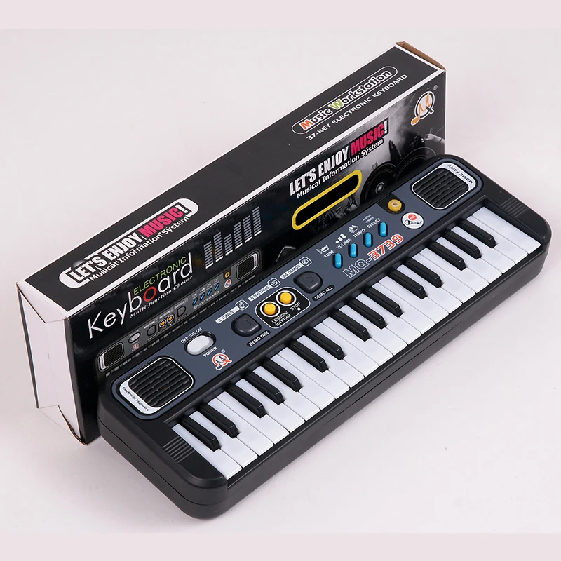 

Mini 37 Keys Electone Keyboard with Microphone For Children Learning & Exercising Type Portable Electronic Piano kid Toy Musical